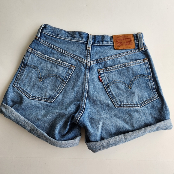 Levi's Pants - Women's Levi's 501 Distressed Denim Shorts Size 24